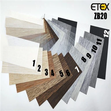 Mada Blackout Zebra Roller korio žaliuzių audinys